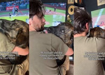 Dog Won’t Let Mom Forget She’s Third Wheel During Father-Daughter Time